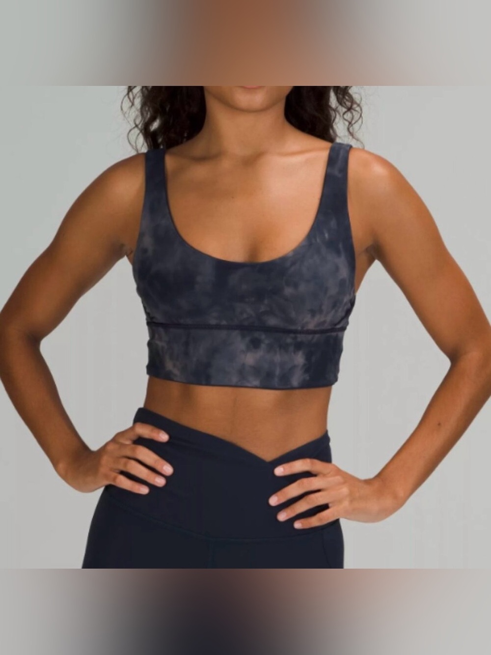 Lululemon Align Reversible Bra Gray Black Size 10